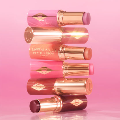 Charlotte Tilbury: Unreal Blush Healty Glow Stick Peachy Glow NO BOX E BOLLINO